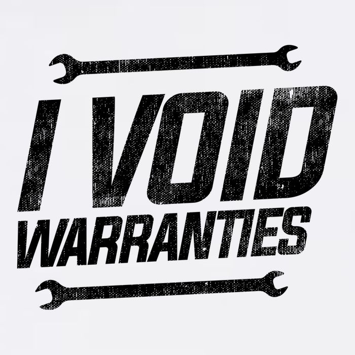 Funny Mechanics I Void Warranties Wrench Garage Gift Garment-Dyed Sweatshirt