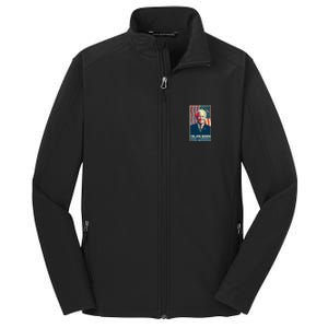 Funny Meme I Am Joe Biden And I Forgot This Message Gift Core Soft Shell Jacket