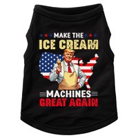 Funny Make Ice Cream Machines Great Again Trump Ice Cream Doggie Tank
