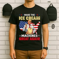 Funny Make Ice Cream Machines Great Again Trump Ice Cream T-Shirt