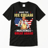 Funny Make Ice Cream Machines Great Again Trump Ice Cream Tall T-Shirt