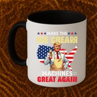 Funny Make Ice Cream Machines Great Again Trump Ice Cream Mug