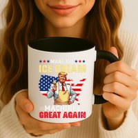 Funny Make Ice Cream Machines Great Again Trump Ice Cream Mug