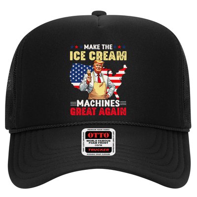 Funny Make Ice Cream Machines Great Again Trump Ice Cream Trucker Hat