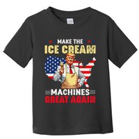 Funny Make Ice Cream Machines Great Again Trump Ice Cream Toddler T-Shirt