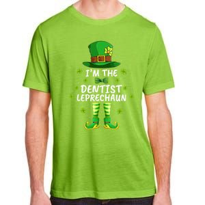 Family Matching I'm The Dentist Leprechaun St Patrick's Day Gift Adult ChromaSoft Performance T-Shirt