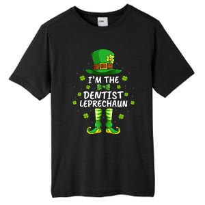 Family Matching I'm The Dentist Leprechaun St Patrick's Day Gift Tall Fusion ChromaSoft Performance T-Shirt