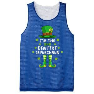 Family Matching I'm The Dentist Leprechaun St Patrick's Day Gift Mesh Reversible Basketball Jersey Tank