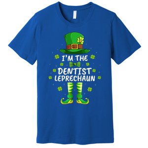 Family Matching I'm The Dentist Leprechaun St Patrick's Day Gift Premium T-Shirt