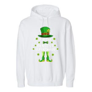 Family Matching I'm The Dentist Leprechaun St Patrick's Day Gift Garment-Dyed Fleece Hoodie