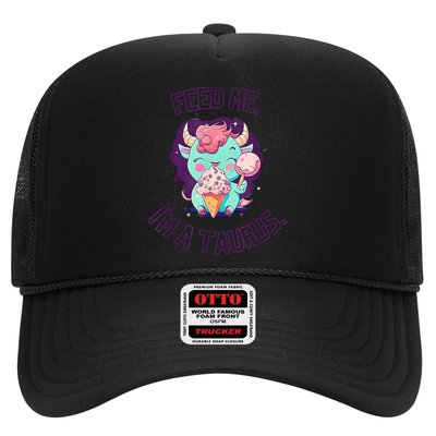 Feed Me I'm A Taurus Zodiac May April Birthday Astrology Trucker Hat
