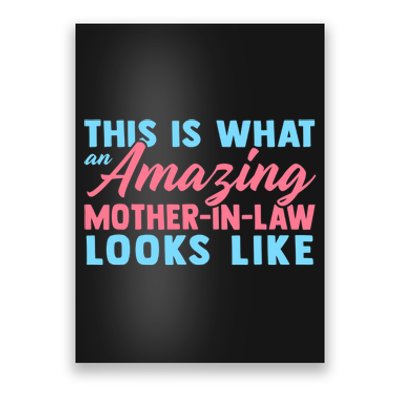 Funny Mother In Law From Daughter Mother's Day Wo Gift Poster