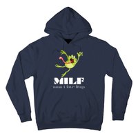 Frog Man I Love Frogs Funny Milf Hoodie