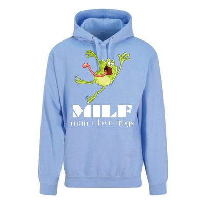 Frog Man I Love Frogs Funny Milf Unisex Surf Hoodie