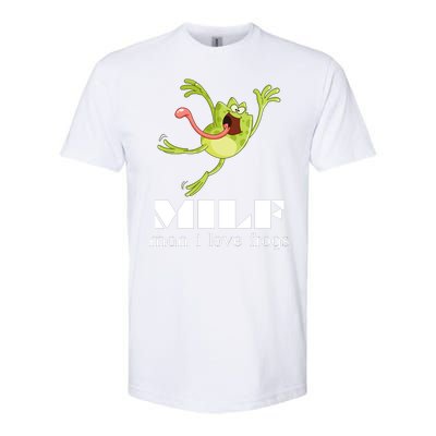 Frog Man I Love Frogs Funny Milf Softstyle CVC T-Shirt