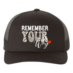 Funny Motivation Inspirational Quote Remember Your Why Cool Yupoong Adult 5-Panel Trucker Hat