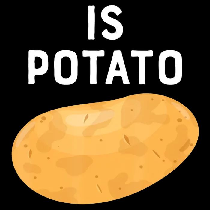 Funny Meme Is Potato Late Night Flexfit Unipanel Trucker Cap