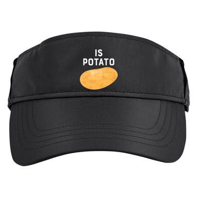 Funny Meme Is Potato Late Night Adult Drive Performance Visor