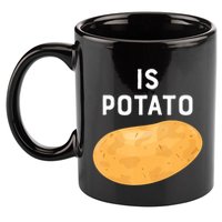 Funny Meme Is Potato Late Night 11oz C Handle Ceramic Mug