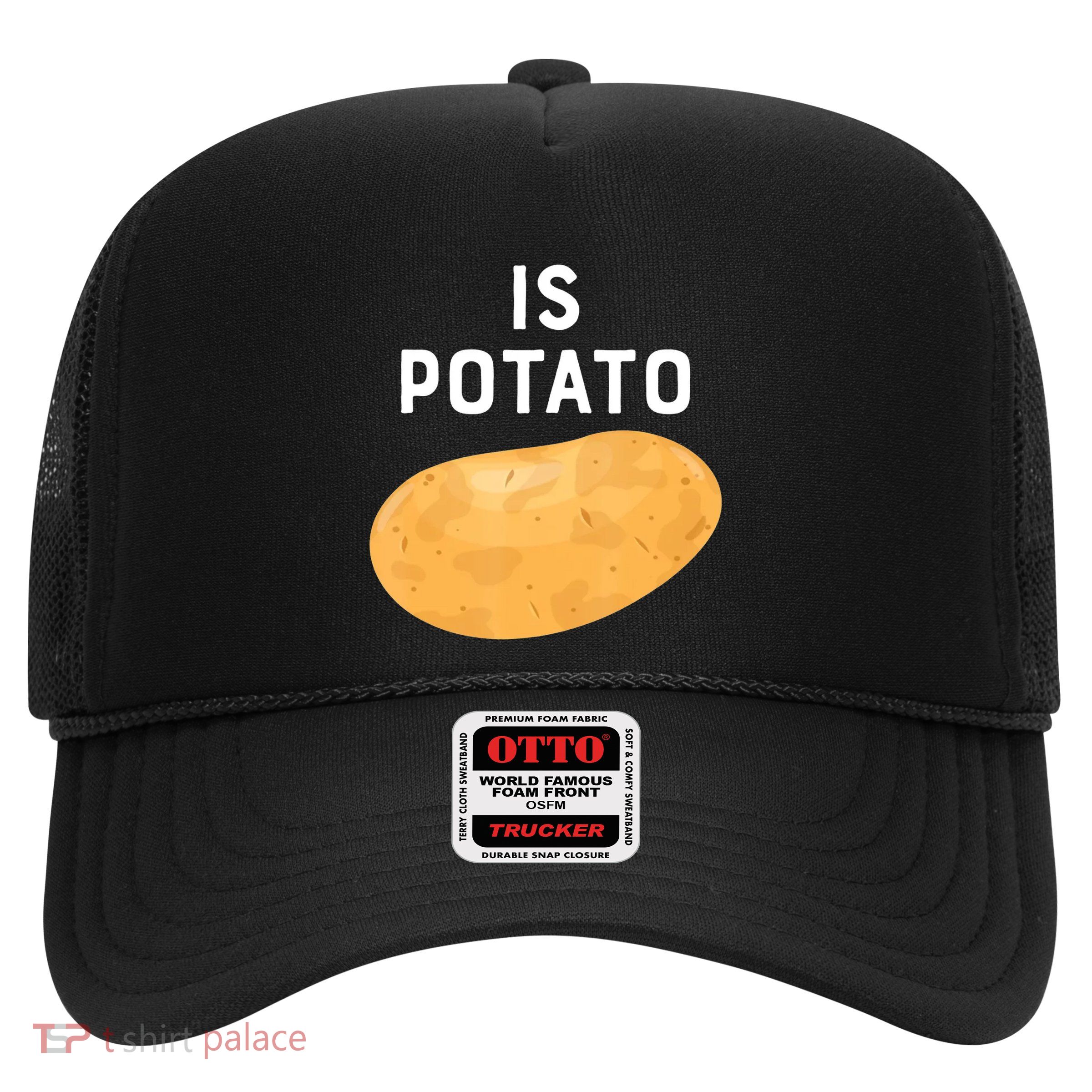 Funny Meme Is Potato Late Night Trucker Hat