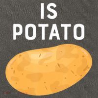 Funny Meme Is Potato Late Night Cotton Canvas Backpack