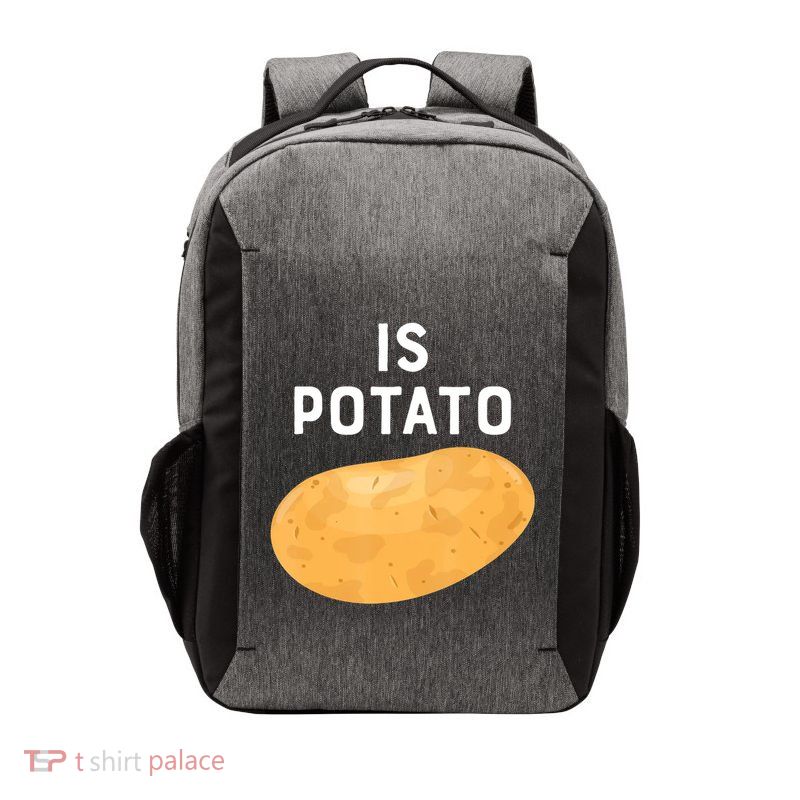 Funny Meme Is Potato Late Night Vector Backpack