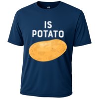 Funny Meme Is Potato Late Night Cooling Performance Crew T-Shirt