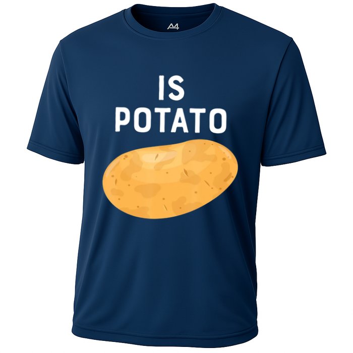 Funny Meme Is Potato Late Night Cooling Performance Crew T-Shirt