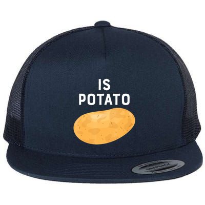 Funny Meme Is Potato Late Night Flatbill Hat