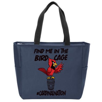 Find Me In The Bird Cage Zip Tote Bag