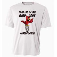 Find Me In The Bird Cage Cooling Performance Crew T-Shirt