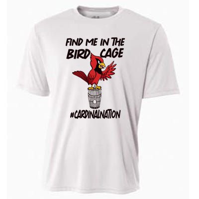 Find Me In The Bird Cage Cooling Performance Crew T-Shirt