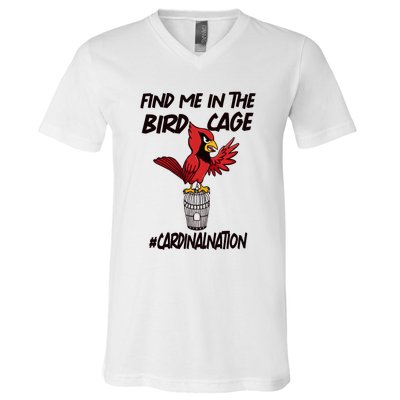 Find Me In The Bird Cage V-Neck T-Shirt