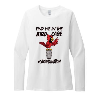 Find Me In The Bird Cage Womens CVC Long Sleeve Shirt