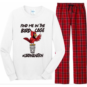 Find Me In The Bird Cage Long Sleeve Pajama Set