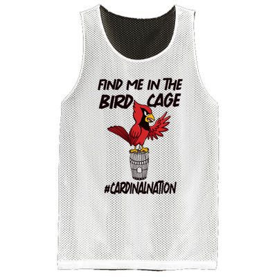 Find Me In The Bird Cage Mesh Reversible Basketball Jersey Tank