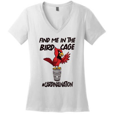 Find Me In The Bird Cage Women's V-Neck T-Shirt