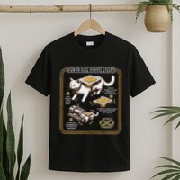 Funny Math Infinite Energy Cat And Mechanical Engineering T-Shirt