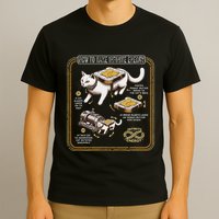 Funny Math Infinite Energy Cat And Mechanical Engineering T-Shirt