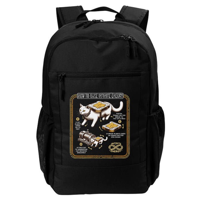 Funny Math Infinite Energy Cat And Mechanical Engineering Daily Commute Backpack