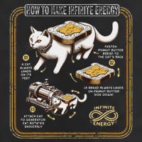 Funny Math Infinite Energy Cat And Mechanical Engineering Trucker Hat