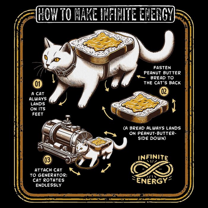 Funny Math Infinite Energy Cat And Mechanical Engineering Wool Snapback Cap
