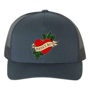 Funny Mama Is My Valentine MamaS Boy Valentines Day Heart Yupoong Adult 5-Panel Trucker Hat