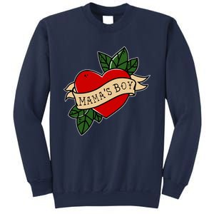 Funny Mama Is My Valentine MamaS Boy Valentines Day Heart Sweatshirt