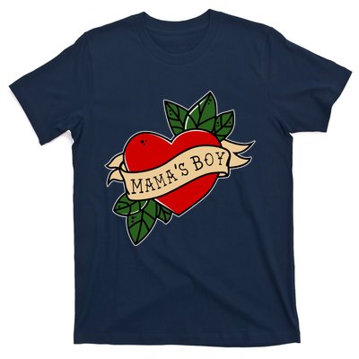 Funny Mama Is My Valentine MamaS Boy Valentines Day Heart T-Shirt