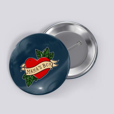 Funny Mama Is My Valentine MamaS Boy Valentines Day Heart Button