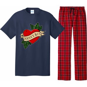 Funny Mama Is My Valentine MamaS Boy Valentines Day Heart Pajama Set