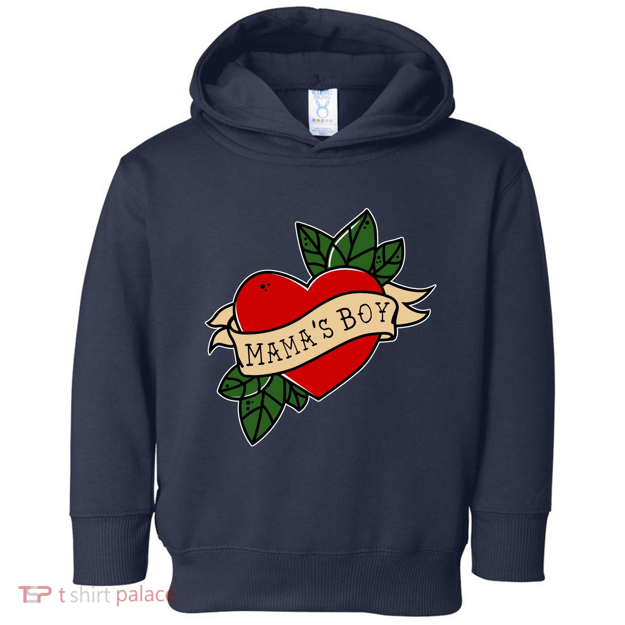 Funny Mama Is My Valentine MamaS Boy Valentines Day Heart Toddler Hoodie