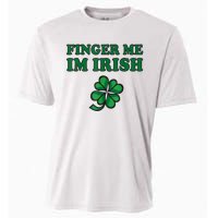 Finger Me I'm Irish Funny Irish St Patrick’s Day Cooling Performance Crew T-Shirt