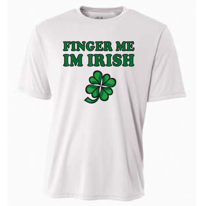 Finger Me I'm Irish Funny Irish St Patrick’s Day Cooling Performance Crew T-Shirt